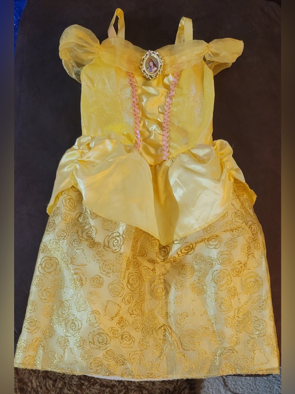 Yellow Princess Belle Gown Kids Costume - Classic Fairy Tale Dress